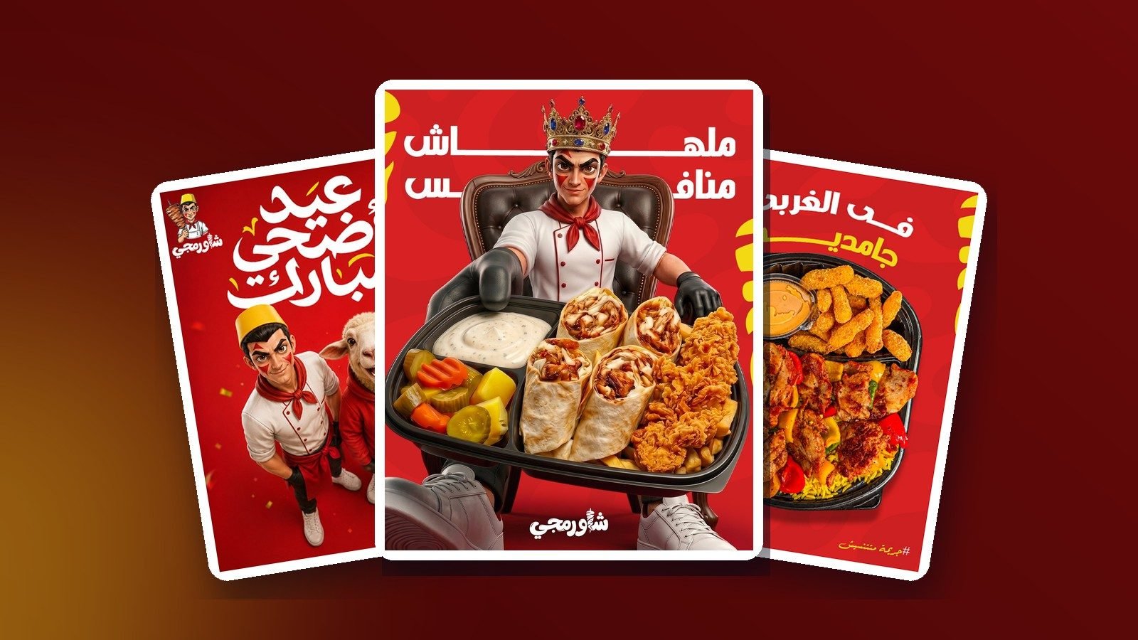 عمل شورمجي — مطاعم الوجبات السريعة والشاورما السورية
